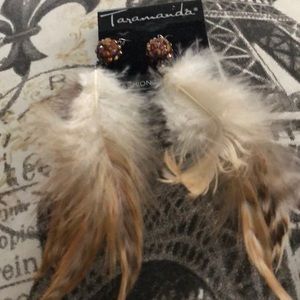 Feather earrings